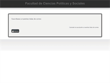 Tablet Screenshot of listas.fcp.uncu.edu.ar