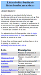 Mobile Screenshot of listas.derecho.uncu.edu.ar